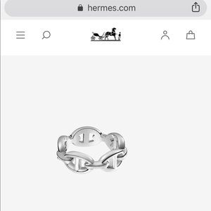 Chaine d'Ancre Enchainee ring sterling silver